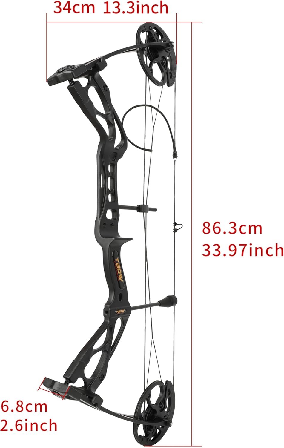 ZSHJGJR Compound Bow Set 0-70lbs Adjustable, Archery Hunting Bow Kit, RH & LH, Let-Off 80%, for Adults & Beginners Outdoor Bow Hunting Target Shooting