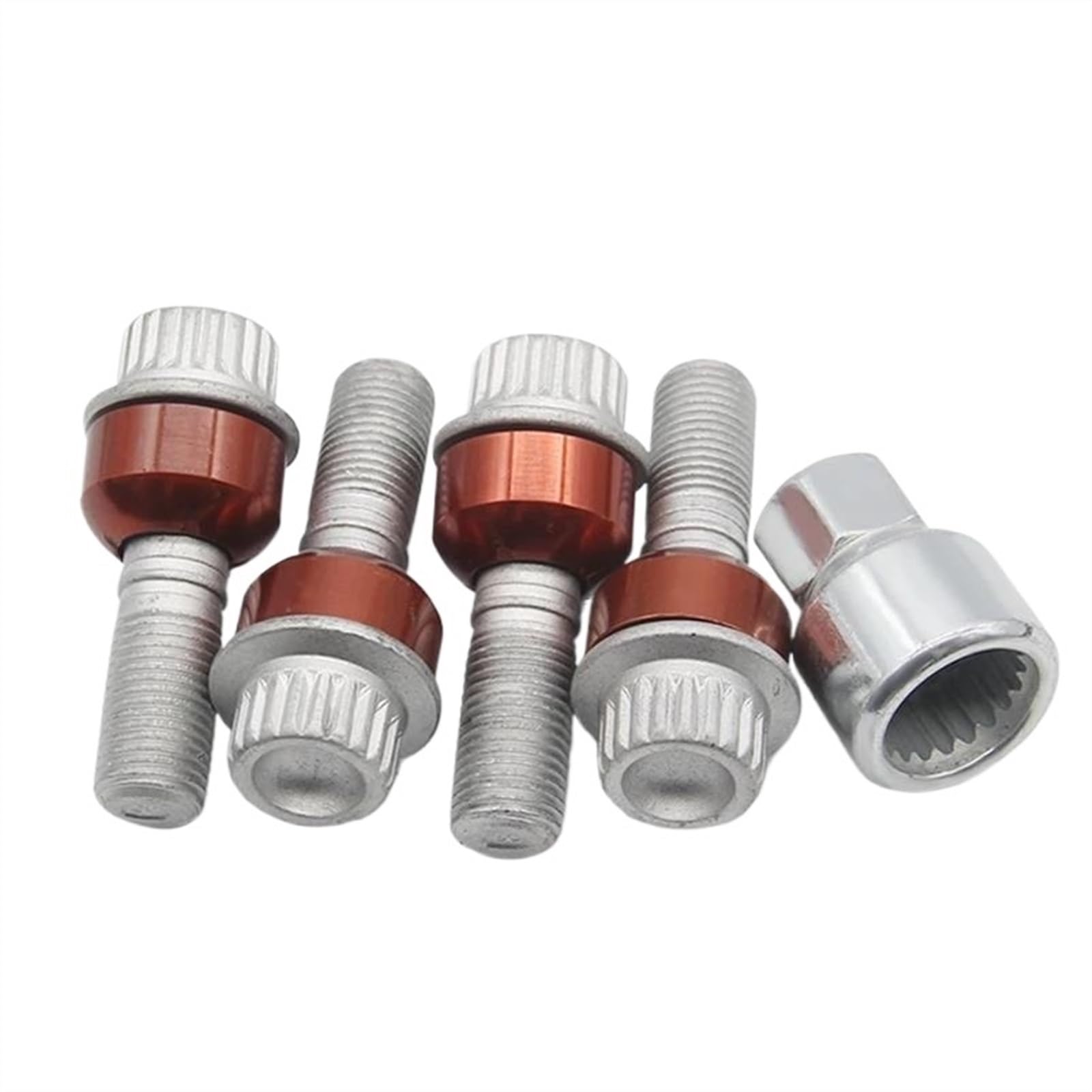 Tuerca de buje de rueda M14x1.5 repuesto para tornillos de coche 6
