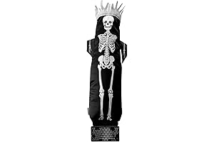 LookOurWay Mini Air Dancers Inflatable Tube Man Set Desktop Size Halloween Skeleton