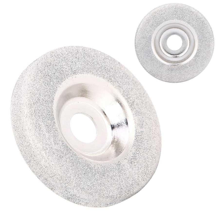 Disco abrasivo de Diamante, Disco de Copa de Diamante Multifuncional de 52 mm, diámetro de 10 mm, Disco abrasivo for carpintería, Amoladora Angular, Herramienta de Tallado y Pulido rotativo.