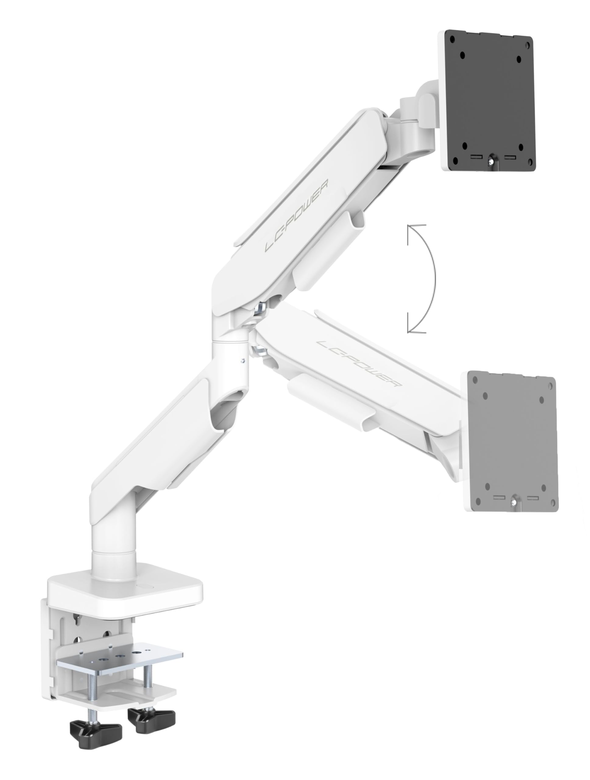 Stand per monitor desk da 17 a 49 pollici adattabilealtezza e angolo - Dettaglio