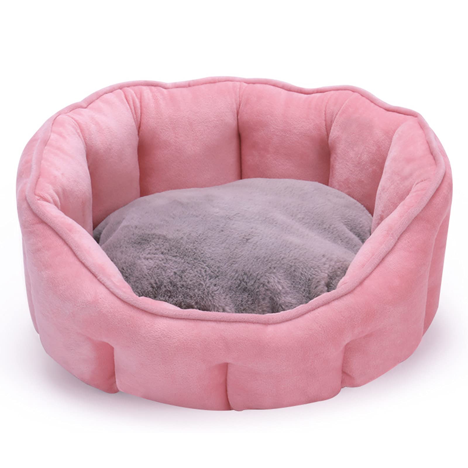 Litière pour chat tapis de litière rembourré rose lit petit chien LWZ