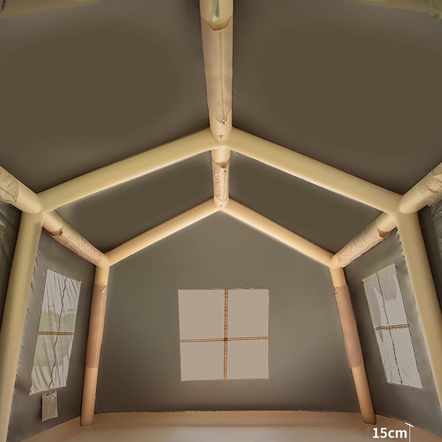 Tenda da campeggio gonfiabile, design a passo rapido, senza montaggio, stile virale ad aria per una facile installazione e glamping, perfetta per avventure all'aria aperta