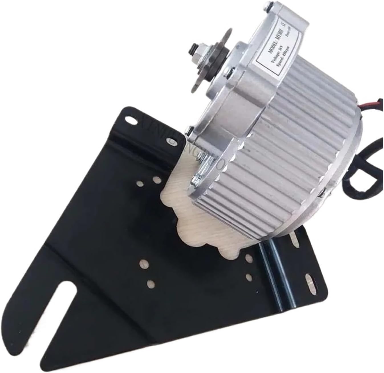 450W 24V 36V DC Gear Brushed Motor Electric Bicycle Engine Brushed DCMotor Electric Conversion MY1018 + Bracket(24V)