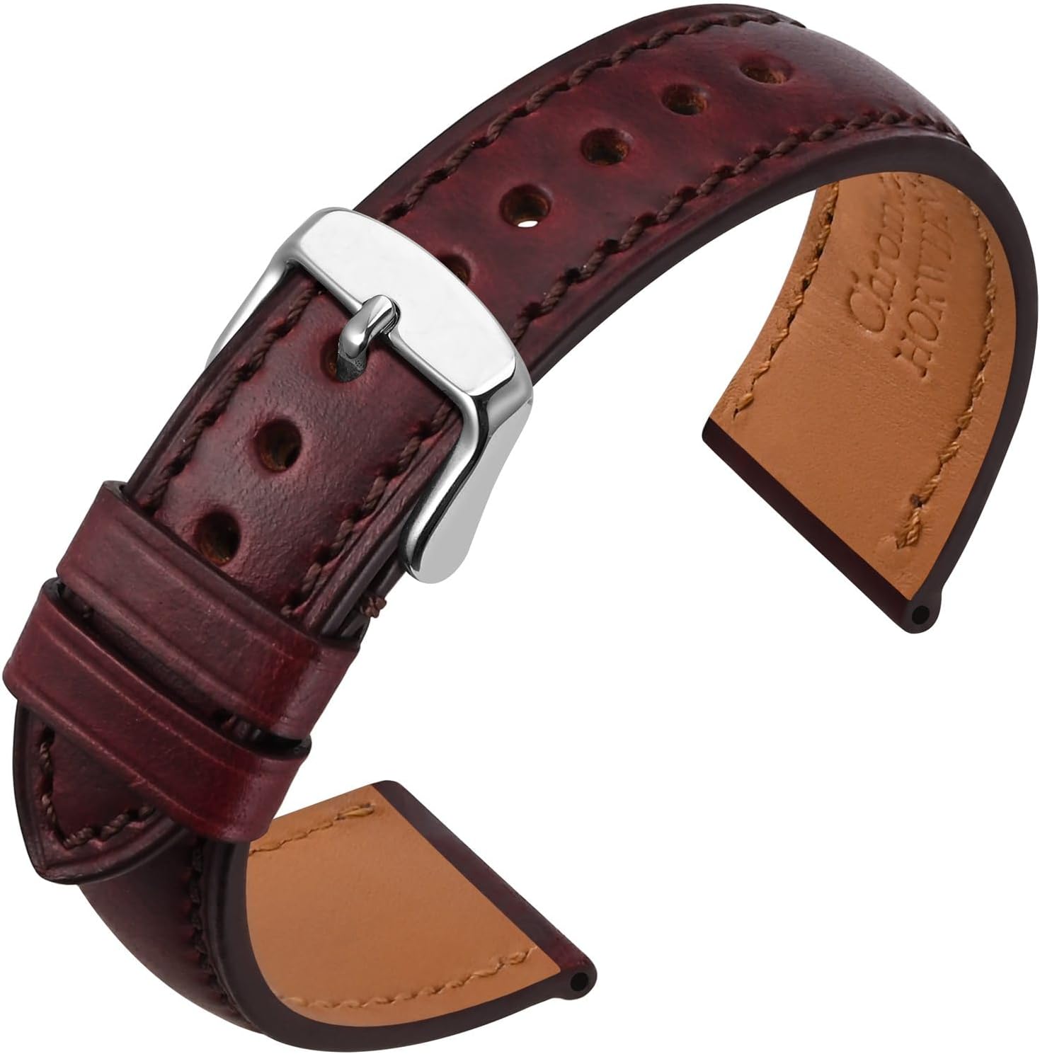 ANNEFIT Watch Bands 18mm 20mm 22mm, Premium Full Grain Leather Watch Straps for Men and Women