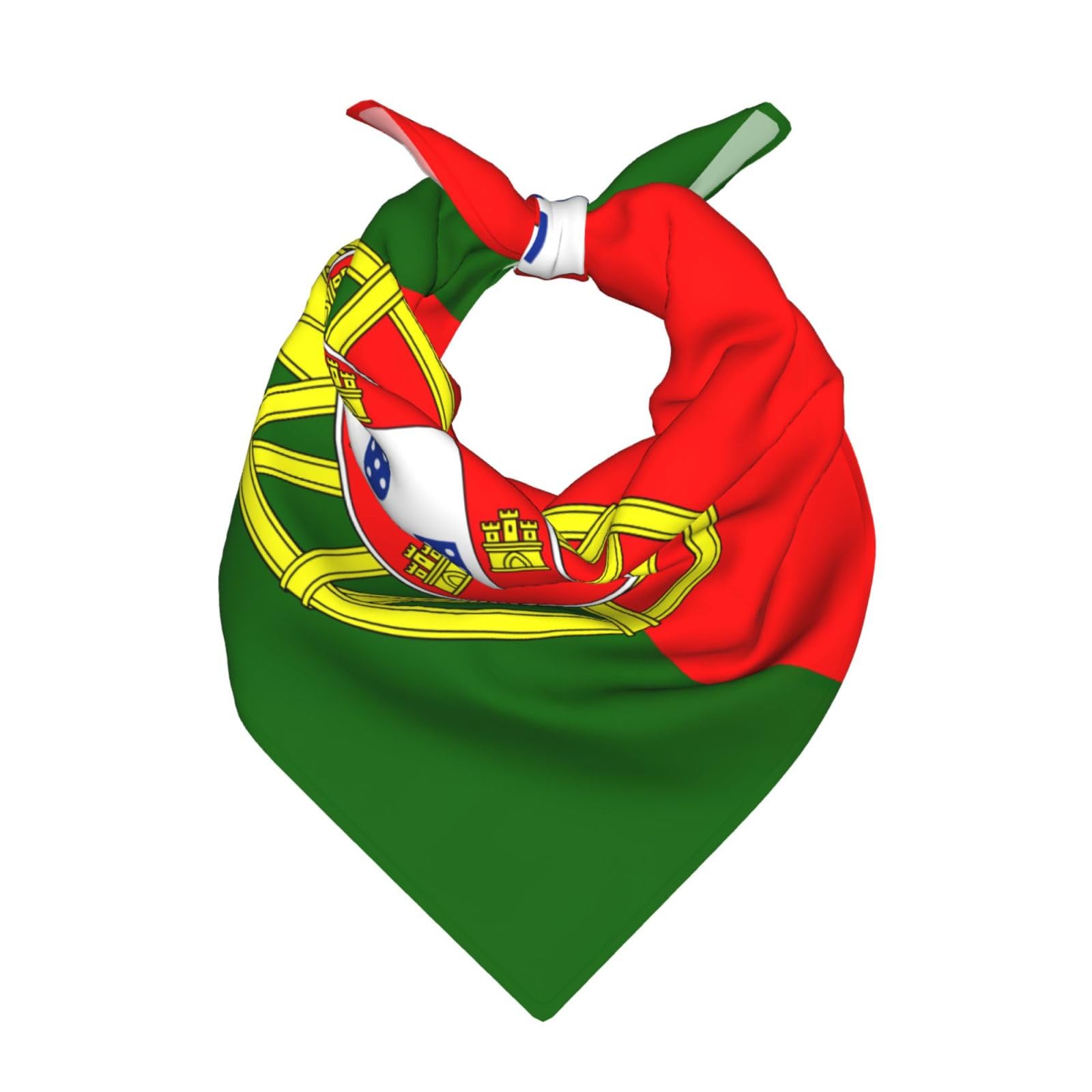 ZANVPG Portuguese Flag Bandanas For Women Or Men Square Wear It Around The Neck And Head During Exercise