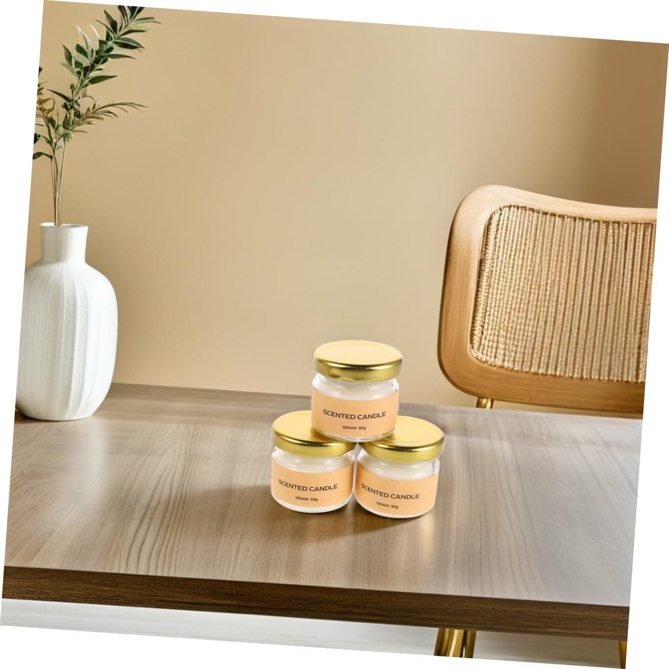 Velas Aromáticas Decorativas 8 Piezas de Cera de Soja para Hogar