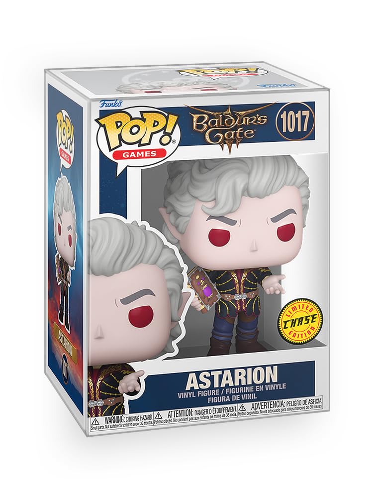 Epic Collectibles Pop Games: Baldur's Gate - Astarion with Necromancy of Thay (Chase Variant) Vinyl Figure Included with Box Protector Compatible for