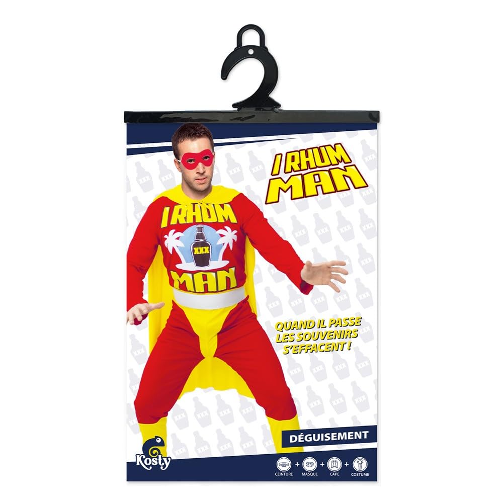 Costume I Rhum Man - Rosso - Taglia unica