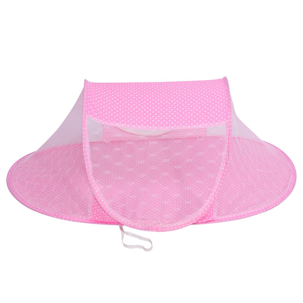 Zanzariera Culla Pieghevole Portatile 0-1 Anni, Rete Anti Zanzare per Lettino Bambino Neonato, Accessorio Sicuro da Viaggio per Bebè, Protezione Estiva Soft e Facile da Installare