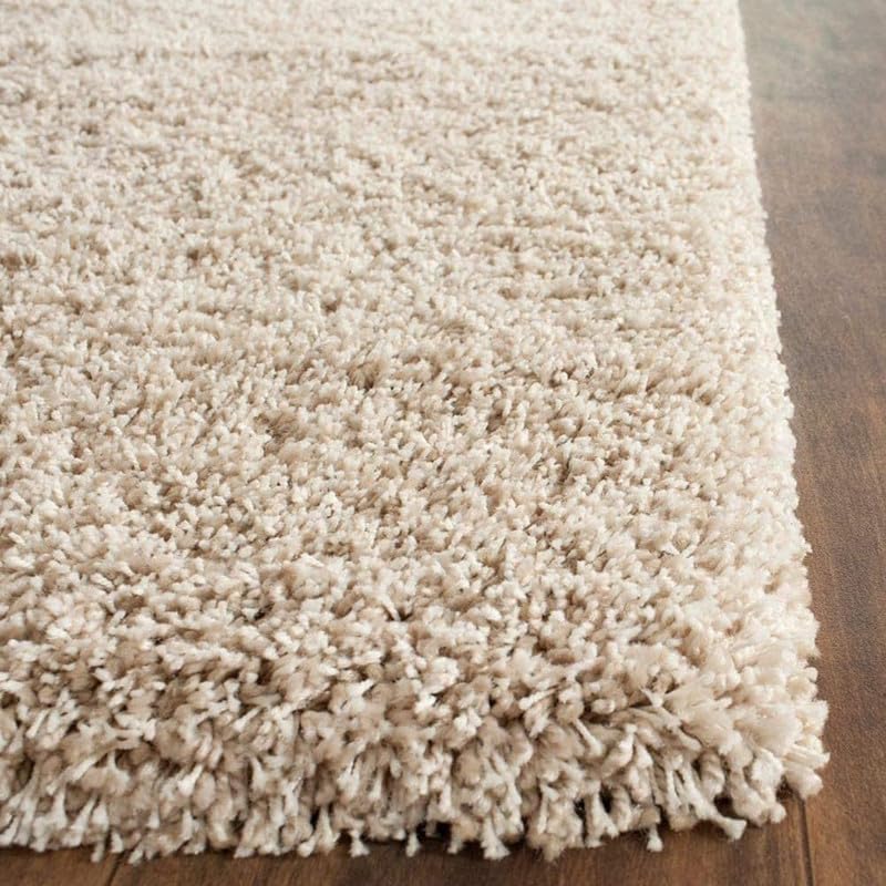 Image of Carpet for Living Room 5X7 FEET Modern Soft Shaggy Carpet Thick, Fluffy & 2 inch Pile Shag Rug for Your Kids Room, Bedroom & Livingroom (Light Beige)