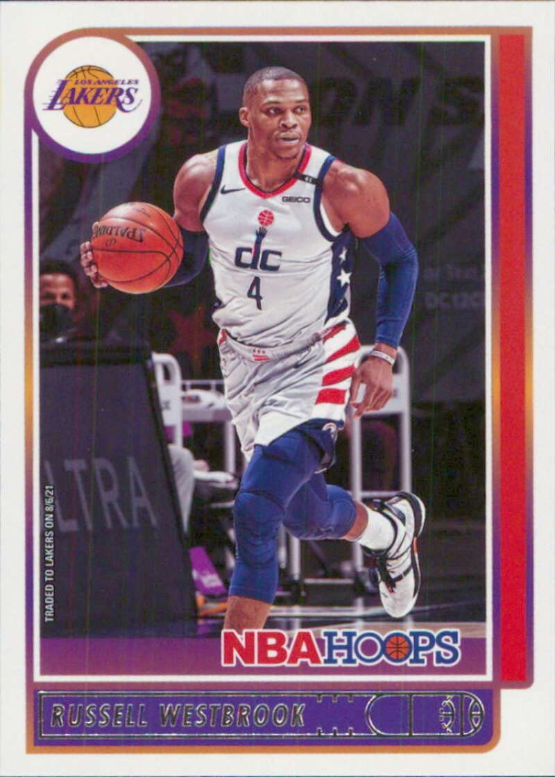 Amazon.com: RUSSELL WESTBROOK 2021-22 Panini Hoops #90 NM+-MT+ NBA