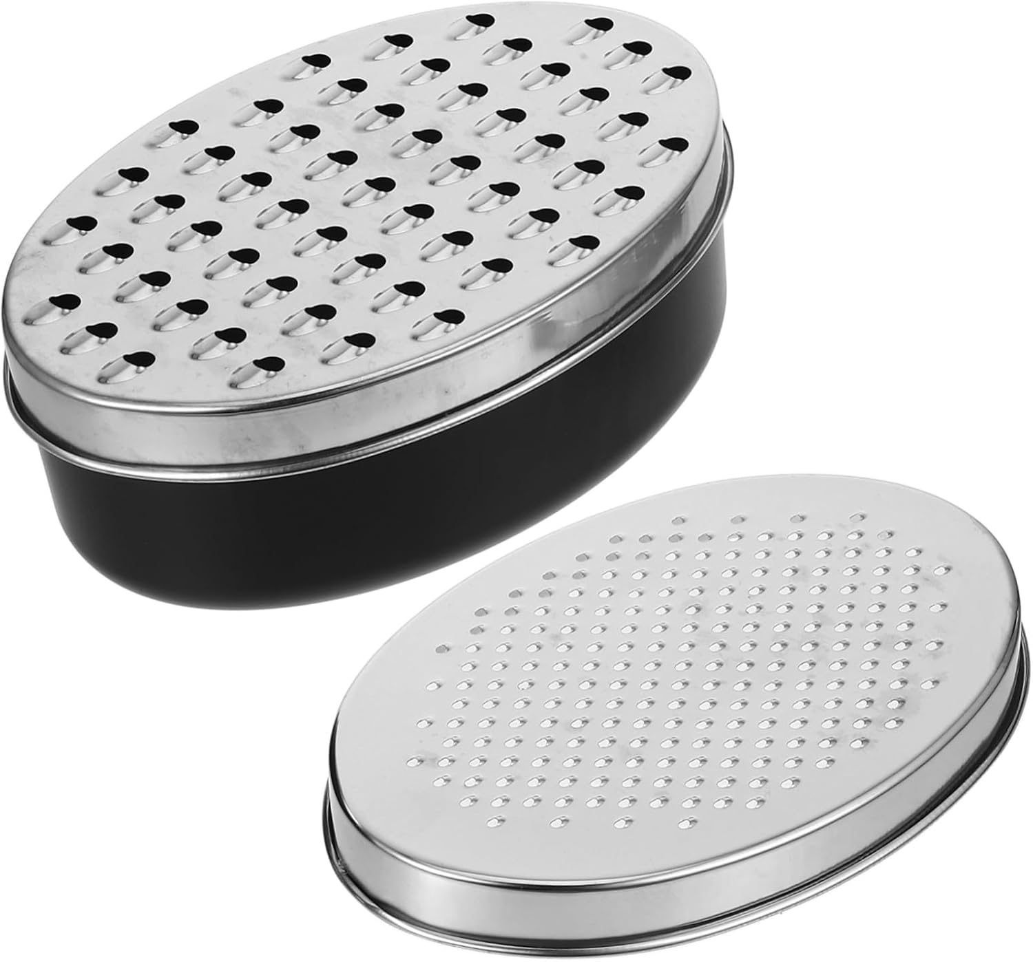 LIFKOME Commercial Cheese Grater Cheese Shredder Container Slicer for Kitchen Carrot Shredder Potato Slicer Stainless Steel