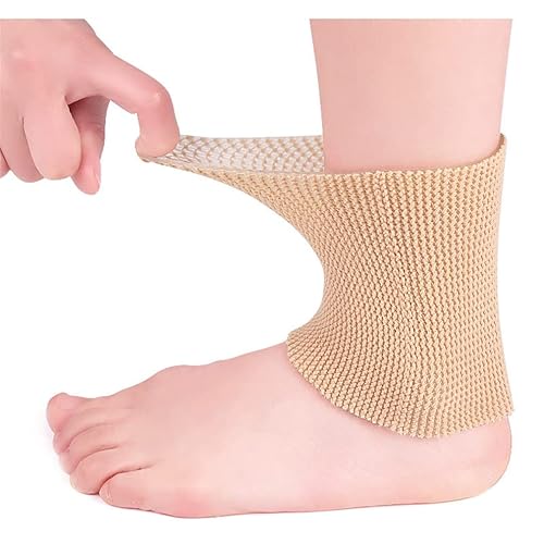 Miniatura 7 de Tobillera de tubo de gel, 1 funda de compresión para tobillo para patinaje artístico, rodillo, equitación, calcetines de soporte de pie de corte