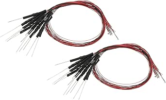 PATIKIL 0603 Pre-Wired Micro LED, 24 Pcs 9-12V Pre-soldered Mini Light ...