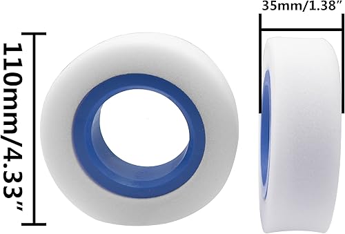 Miniatura 7 de ShareGoo - Paquete de 4 insertos de espuma de neumáticos de 1.9 pulgadas de doble etapa, interior y exterior, firmes para neumáticos de 4.488-4.724