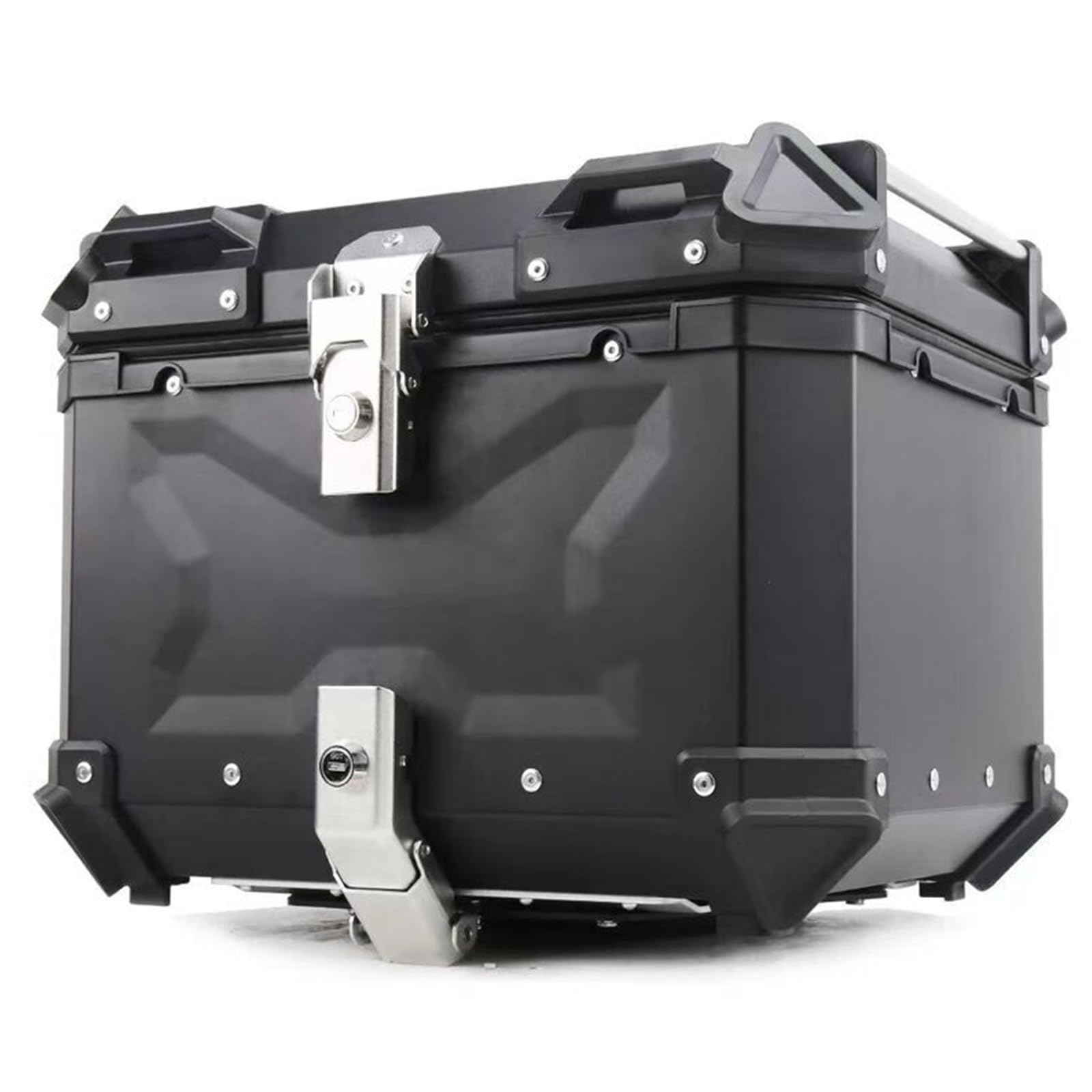 Top case arrière de moto universel en aluminium étanche de grande capacité