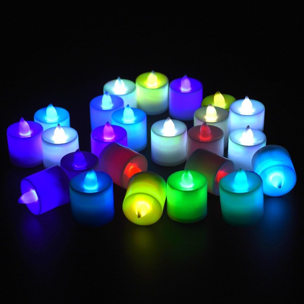 24 PCS LED candles Bulk tea lights Tealight Candles
