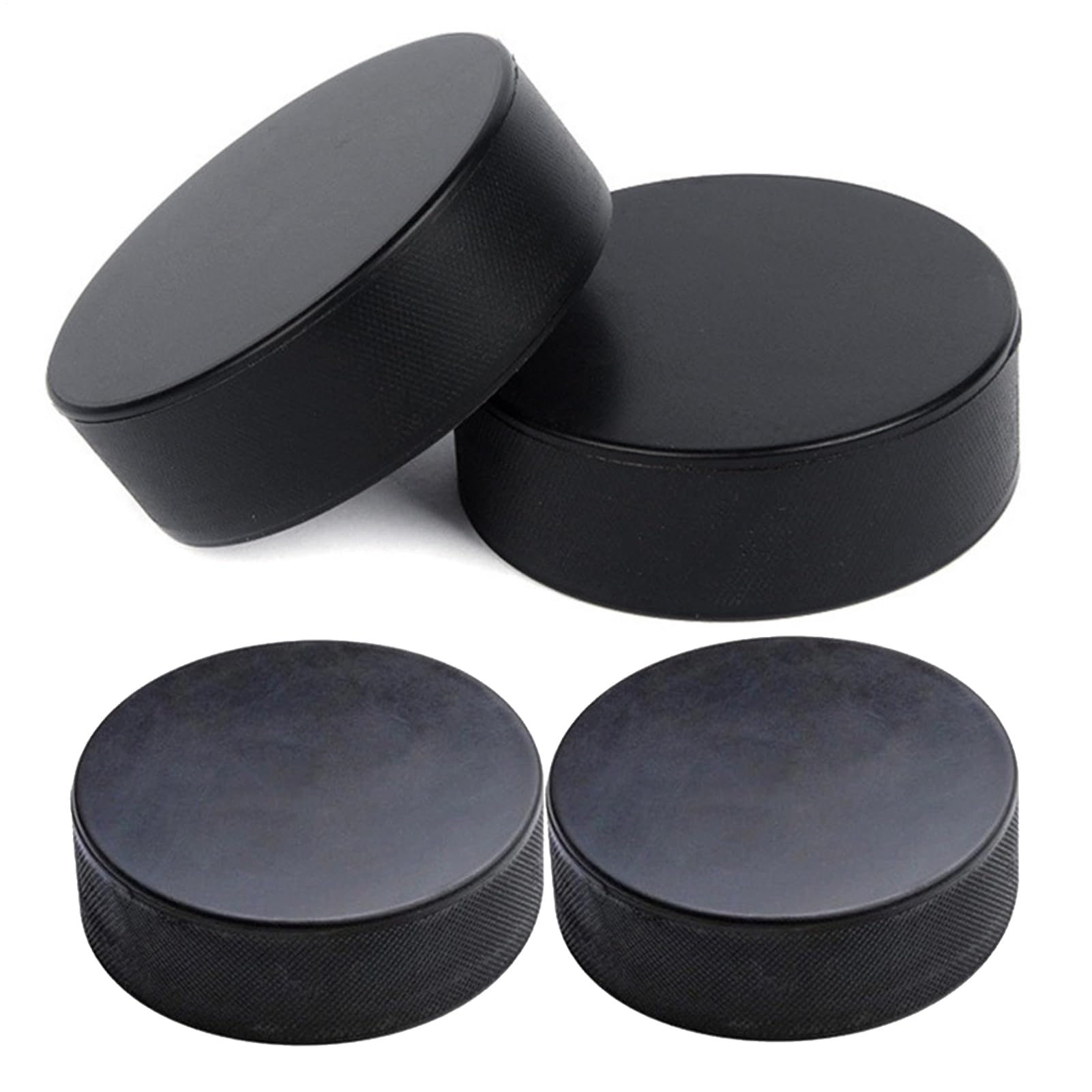 Generisch Palets de Hockey sur Glace en PU Durable de 7,5 cm, 80 g, léger pour l'entraînement, la Route, Le Hockey sur roulettes, Les Sports d'intérieur et d'extérieur pour et Adultes