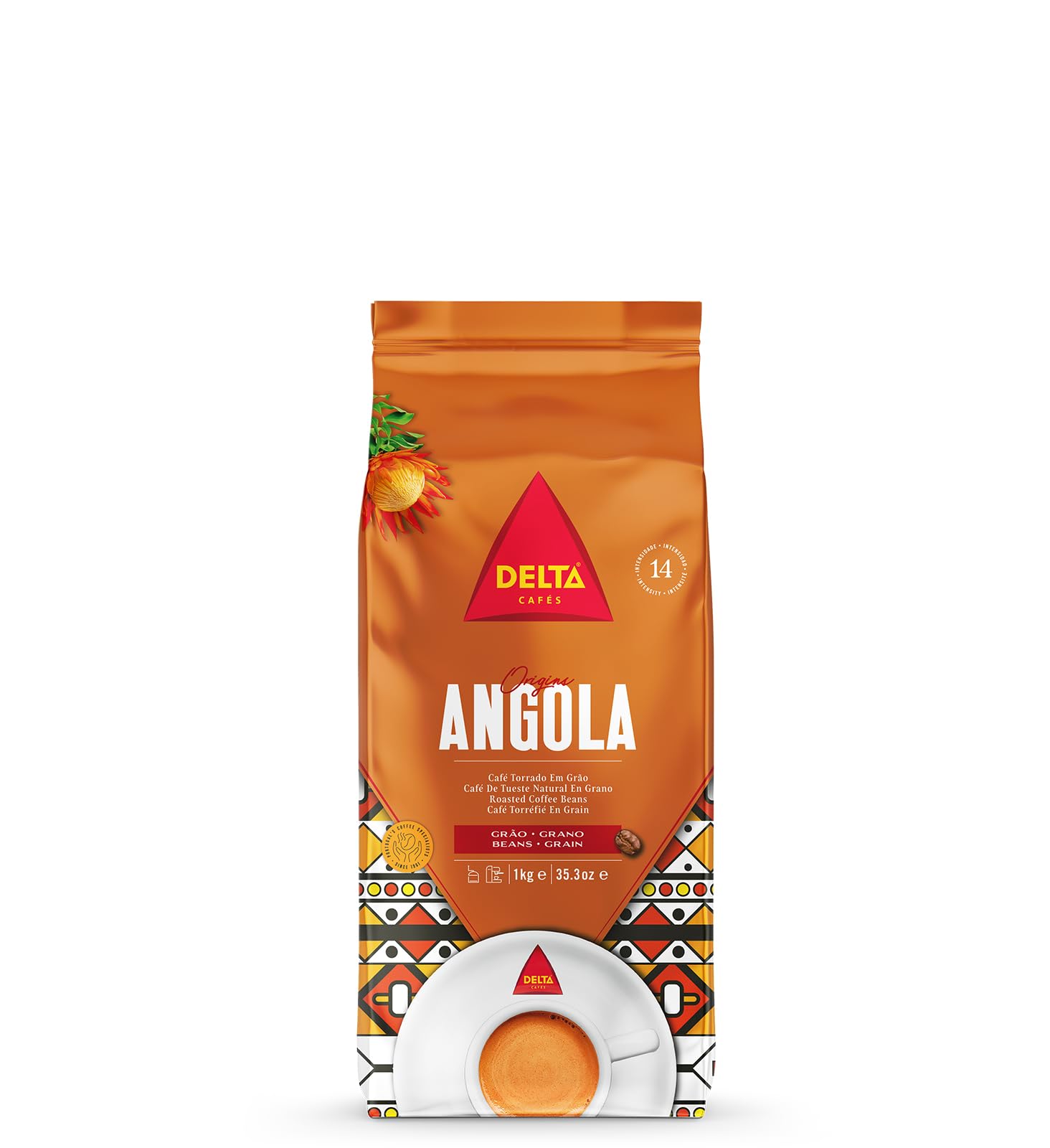 Delta Cafés - Café en Grano Gold - 1 Kg - Intensidad 12 - Mezcla de Granos de Café Tostados Arábica y Robusta - Muy Aromático con Notas de Cereales y Palomitas — view 12