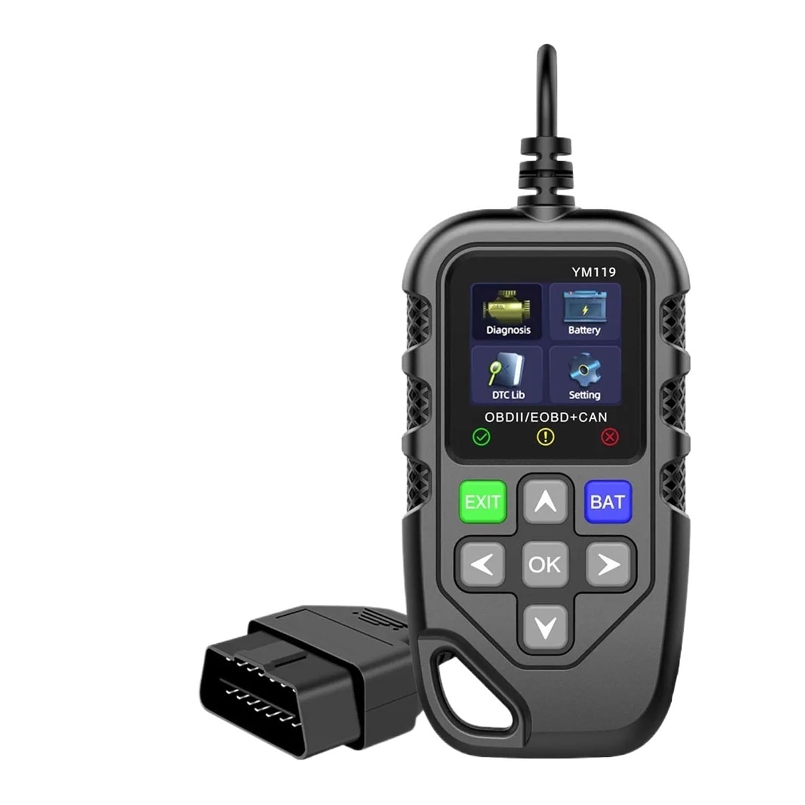 Narzędzie diagnostyczne samochodu OBD2 Code Reader Odczyt informacji o pojeździe Wielojęzyczna praca dla samochodów Skaner OBDII