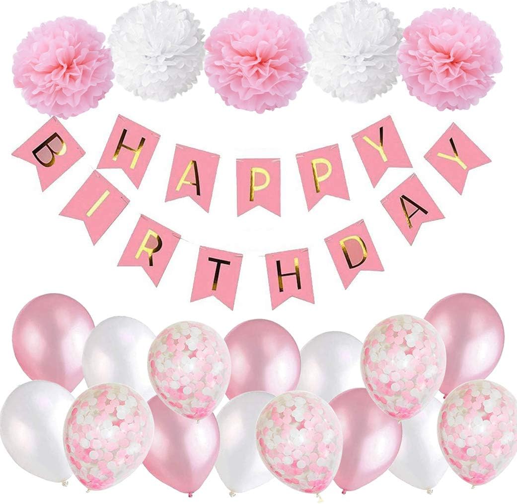 Mixed Happy Birthday Party Decoration Kit for Baby Shower Nursery Boy