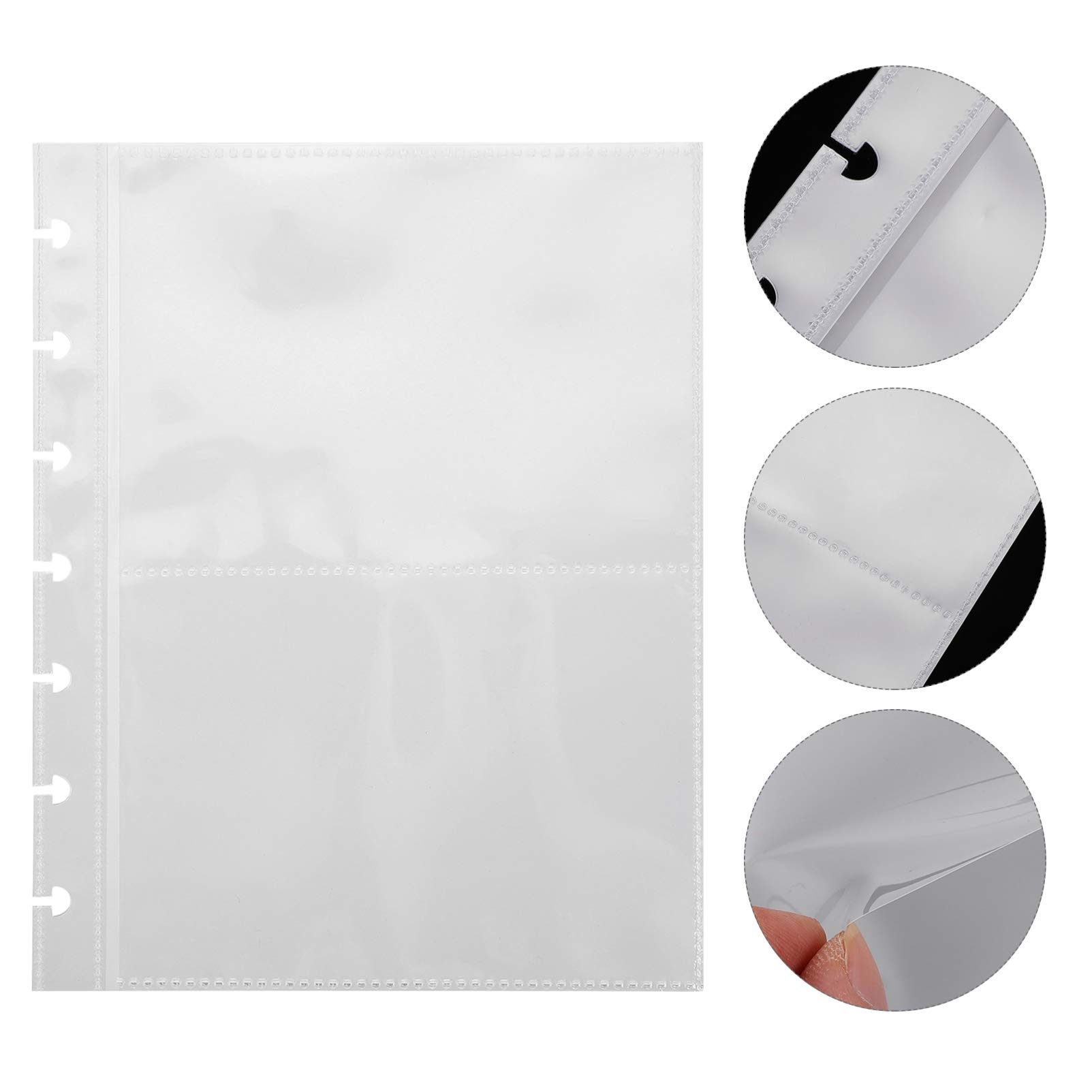 Ciieeo 25 Pcs Album Cover Clear Photo Album Stylish Covers Sheer Sleeves for Photos Photo Sleeves Practical Photo Sleeve Protectors Albums Useful Photo Covers Plastic Transparent