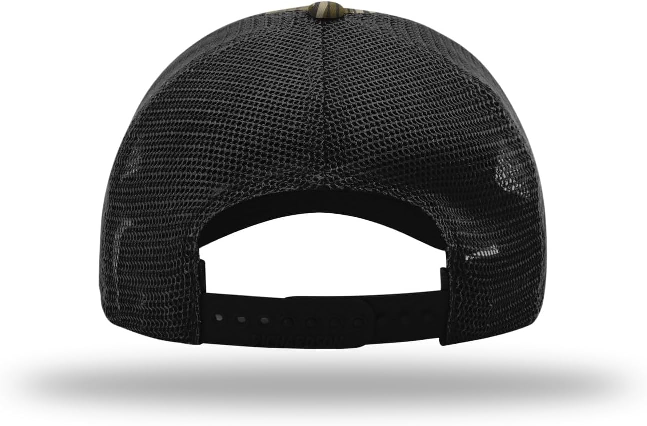 Richardson 111 Six Panel Garment Washed Adjustable Trucker Hat - Bulk, Blank Caps