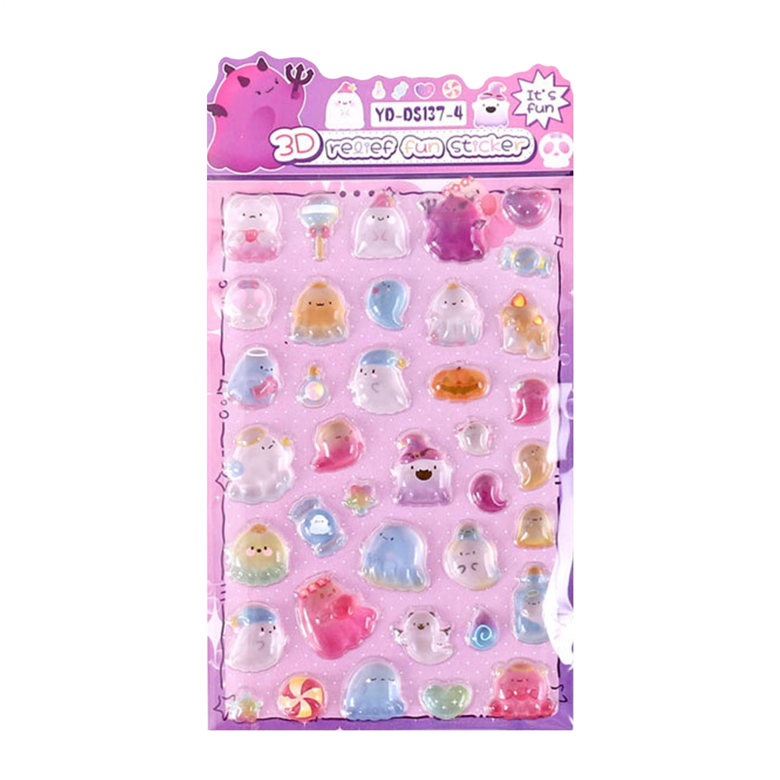 Adesivi 3D Decalcomanie Varie | Motivo Animali in Stile Fumetto per Ragazzi Ragazze Bambini Diario Creativo Quaderno Custodia Telefono Valigie