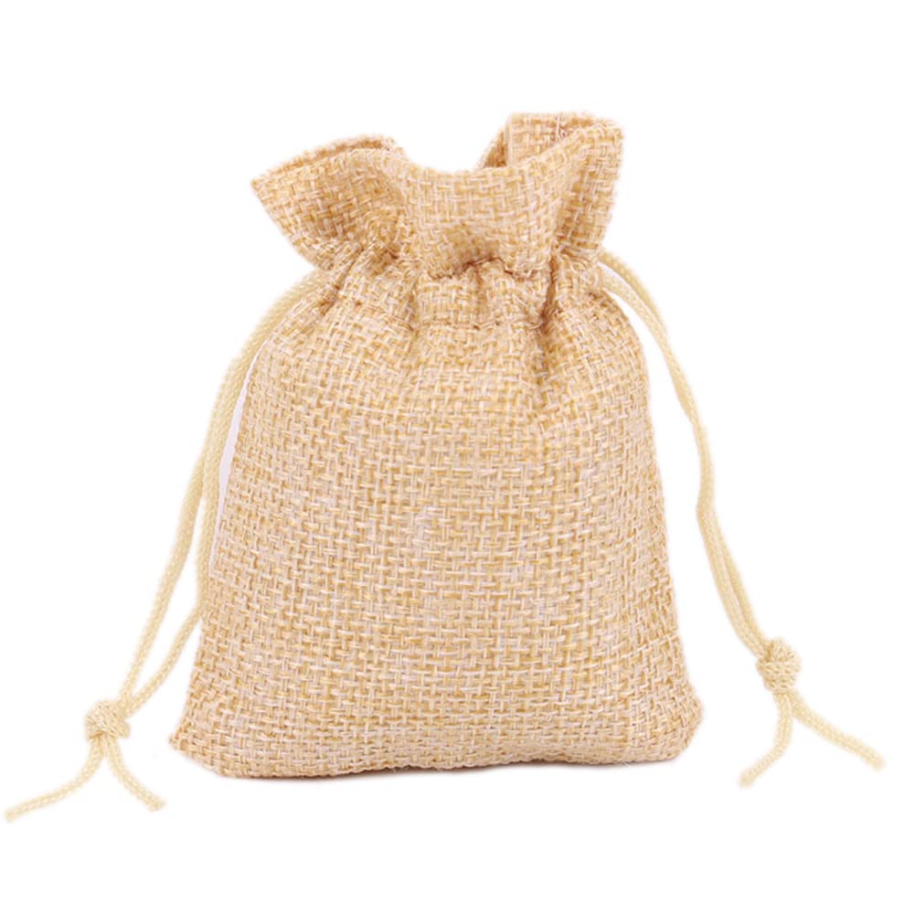 Duories Woreczki na prezenty z juty, 30 szt. 20 x 30 cm, woreczki jutowe, na prezent, woreczek z juty, woreczki materiałowe, woreczki z juty, ze sznurkiem ściągającym, na Boże Narodzenie, wesele,