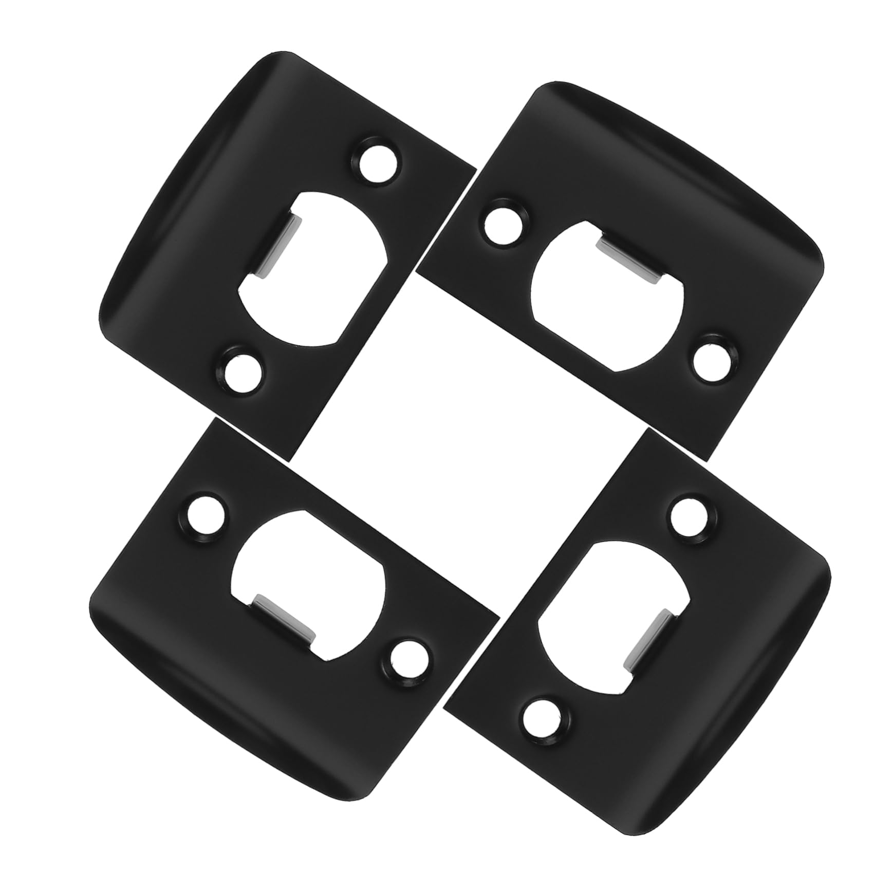 Tofficu Lot De 5 Loquets De Porte pour Portes Intérieures Kit De Renforcement De Pêne Dormant Gâche en T 4 Pièces X 5