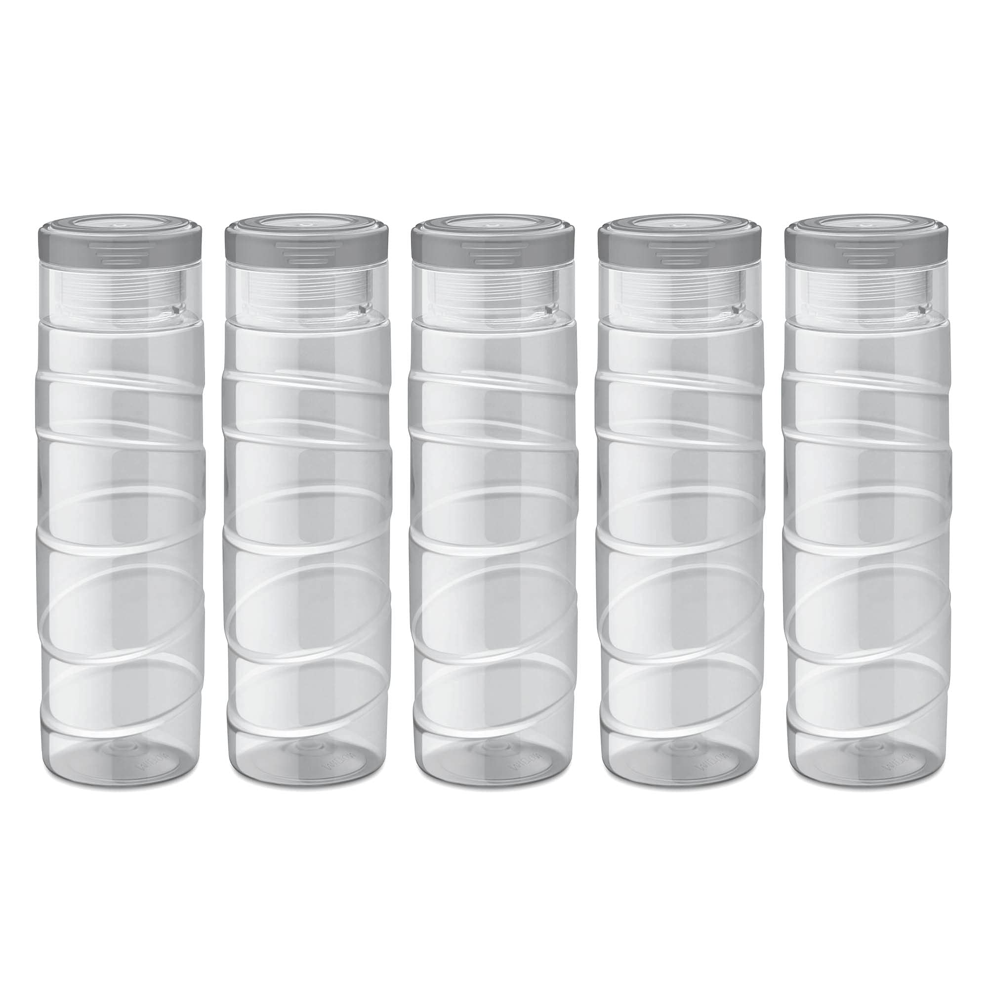 Milton Thunder 1000 Pet Water Bottle, Set of 5, 1 Litre Each, Grey (B098KDL592) Amazon Price History, Amazon Price Tracker