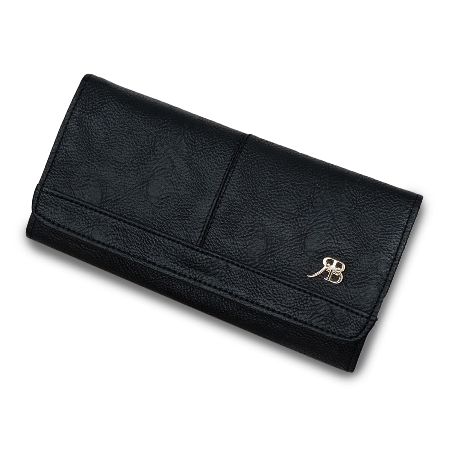 SoftFlap Everyday Vegan Leather Wallet for Women | Elegant Long Ladies Clutch Purse with Zip Pocket Card Slots and Cash Compartments | Stylish Daily Use Travel Wallet | Made in India (Black)-image-38