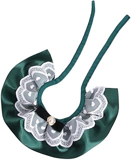 GALPADA Colarinho Para Animais De Estimação Colares De Gatinho Colares De Sino Colar De Pérolas Colar De Renda Para Gatinhos Laço Para Animais De Estimação Colar De Renda Para Cachorros