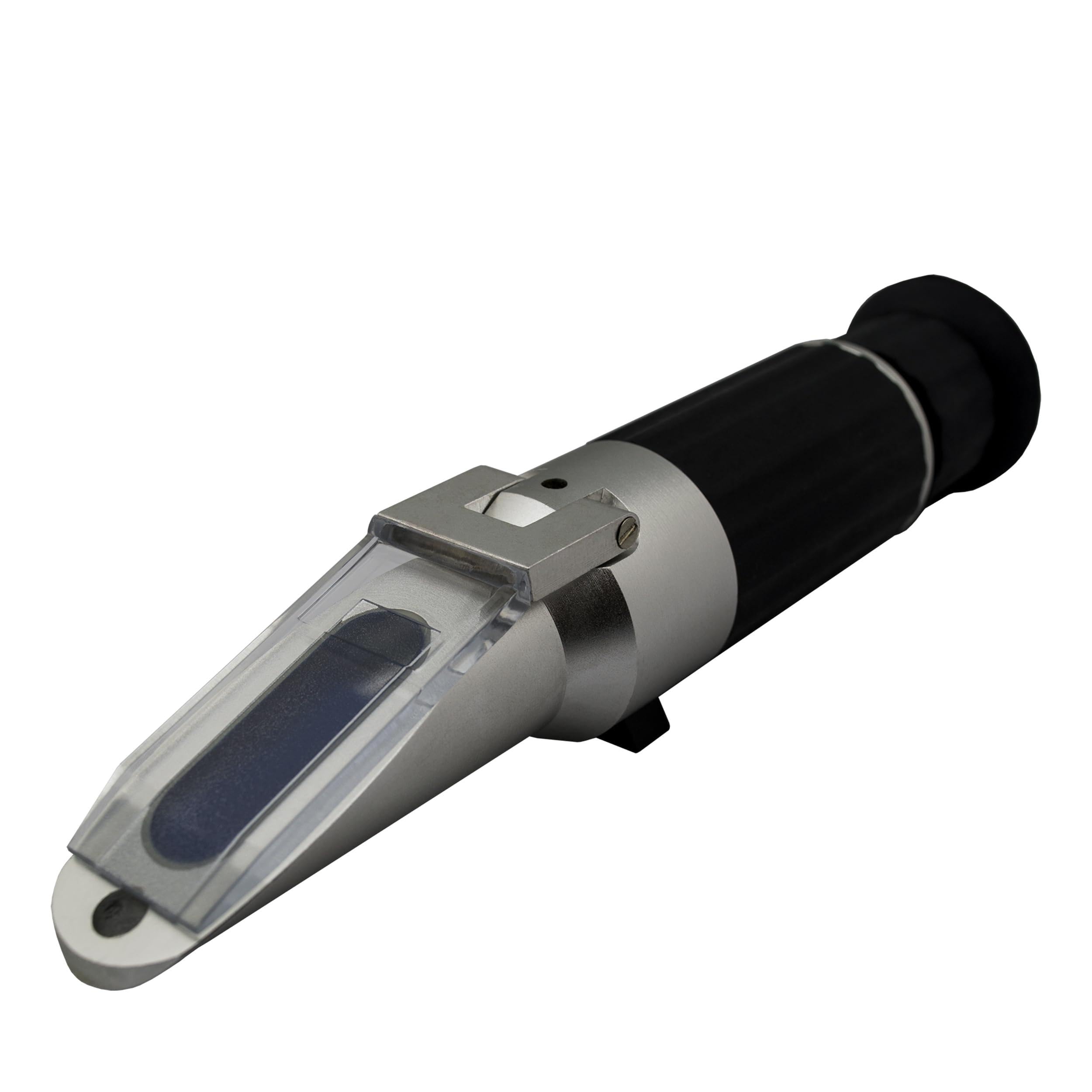 Refractómetro analógico de mano Brix 0-10% con ATC, medidor Brix de metal duradero para contenido de azúcar, prueba de concentración de jugo y medición