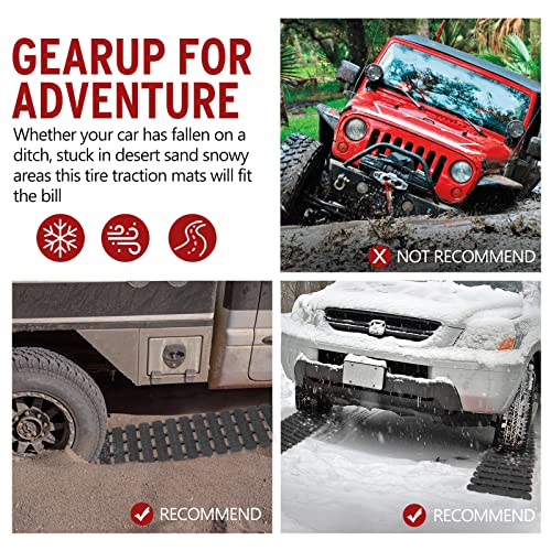 Bunker Indust MCRT04H3-1-FRD Tire Traction Mats Portable Recovery Tracks thumb #5