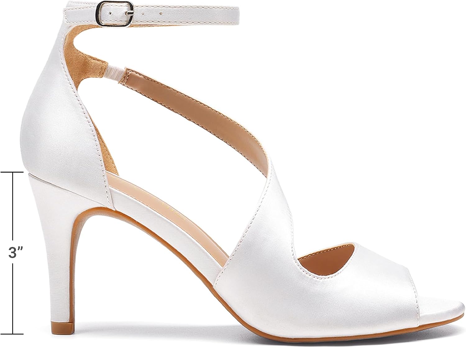 DREAM PAIRS Women's NILE Fashion Stilettos Open Toe Pump Heel Sandals