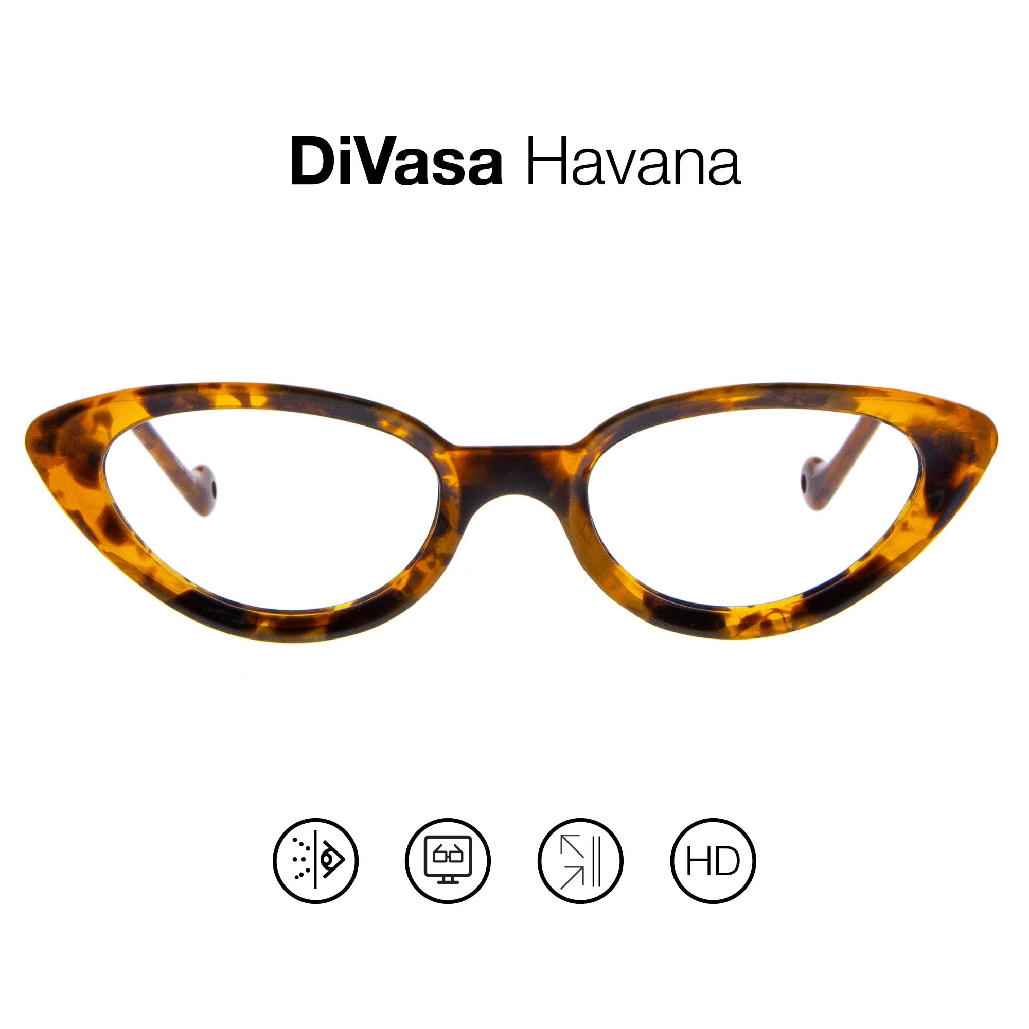 DIDINSKY Vasa Gafas de Lectura, Filtro Luz Azul, Aumento +1.0 a +3.0 | Montura ligera · Para leer de cerca · Filtro de luz azul · Aumento +1.0 a +3.0 · Incluye funda
