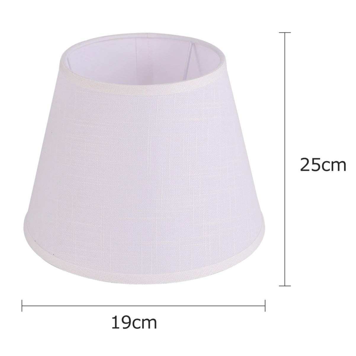 Abat-Jour en Lin Naturel Gros Abat-Jour Lamfabric Gros pour Lampe de Table Et Lampadaire
