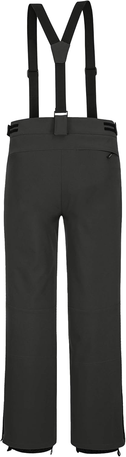 Outdoor Ventures Mens Snow Bibs Ski Pants Waterproof Insulated Overalls Warm Winter Snowboarding Detachable