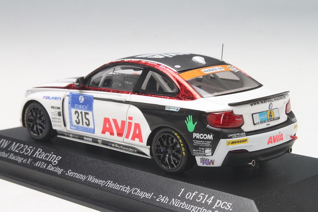 Minichamps 1:43 Z4 GT3 Team Marc VDS Buurman/Piccini/Martin/Goransson #25 24H Nurburgring 2013 437142415 [Expédition depuis le Canada]