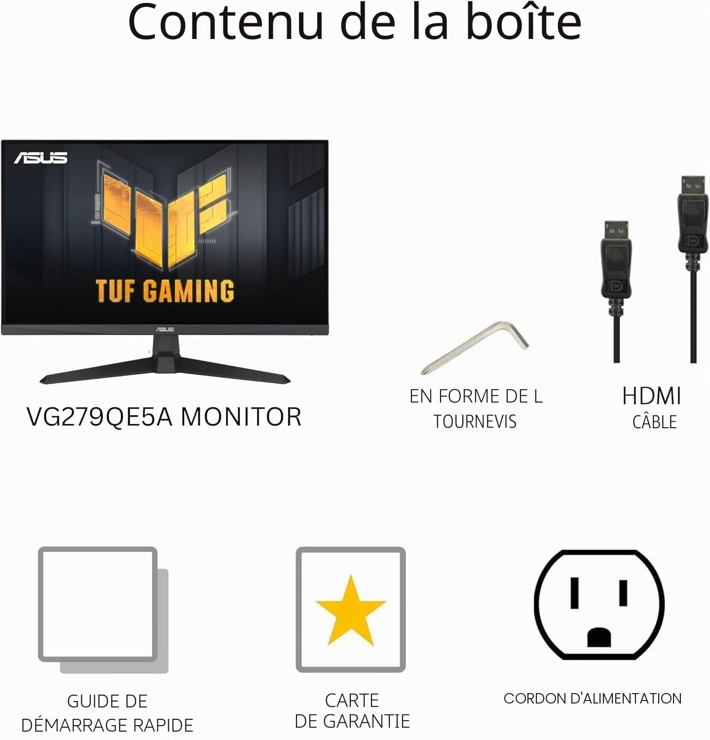 Asus Tuf Gaming Vg279qe5a, GaminG-Monitor - (68.6 Cm (27 Zoll), Schwarz, Fullhd, Ips, AdaptivE-Sync, ElmB-Synchronisation, 146hz Panel) [energieklass