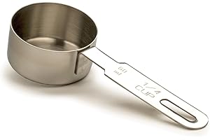 RSVP Endurance Collection Stainless Steel Measuring Cup, Quarter-Cup