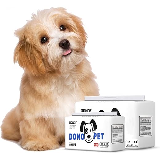 DONO Pet Male Diaper Soft Small Dogs X-Small White