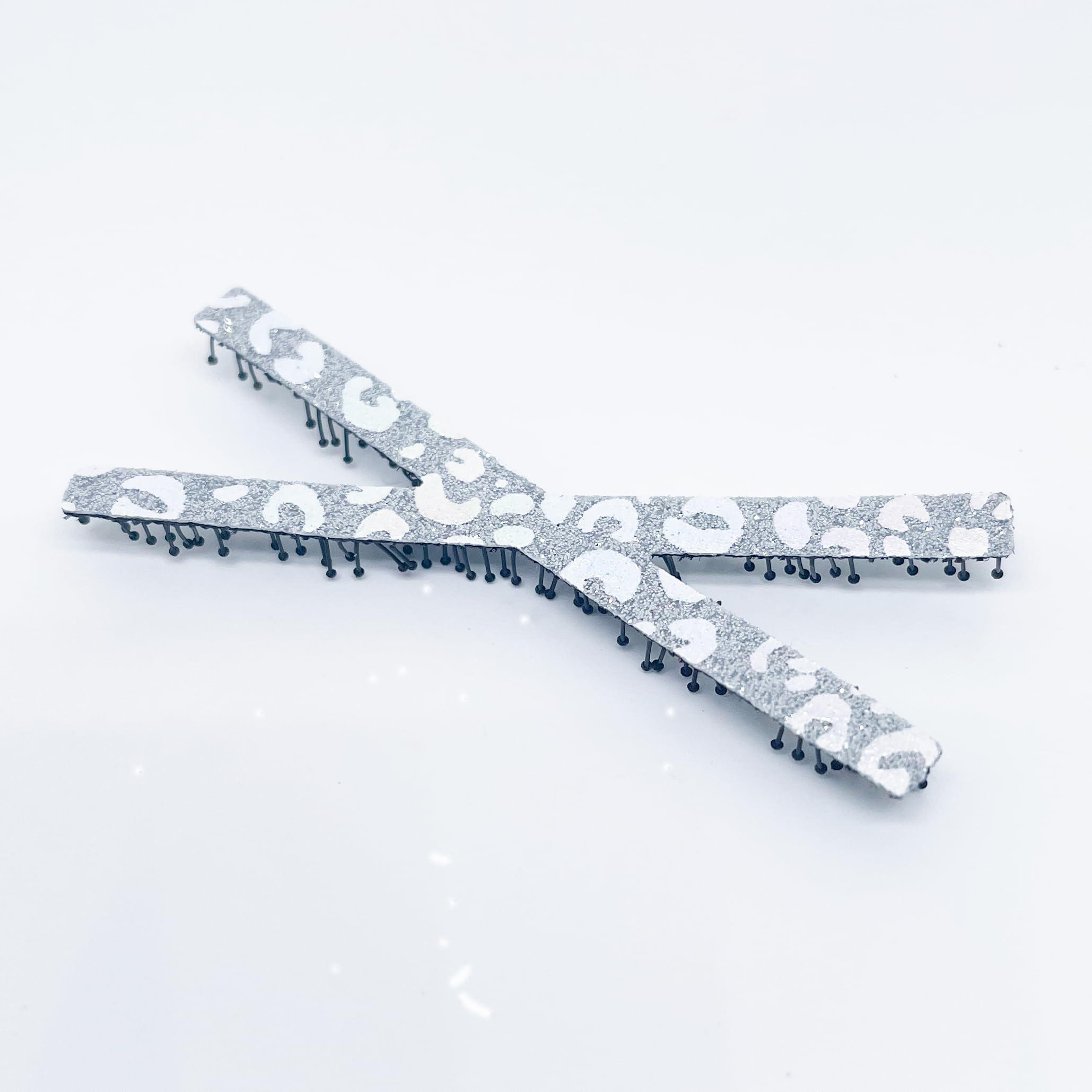 KAMIPITA Glitter Cross(X),Glittery material sparkling cutely) Non-marking Hair Clip, Hairpins - Image 4