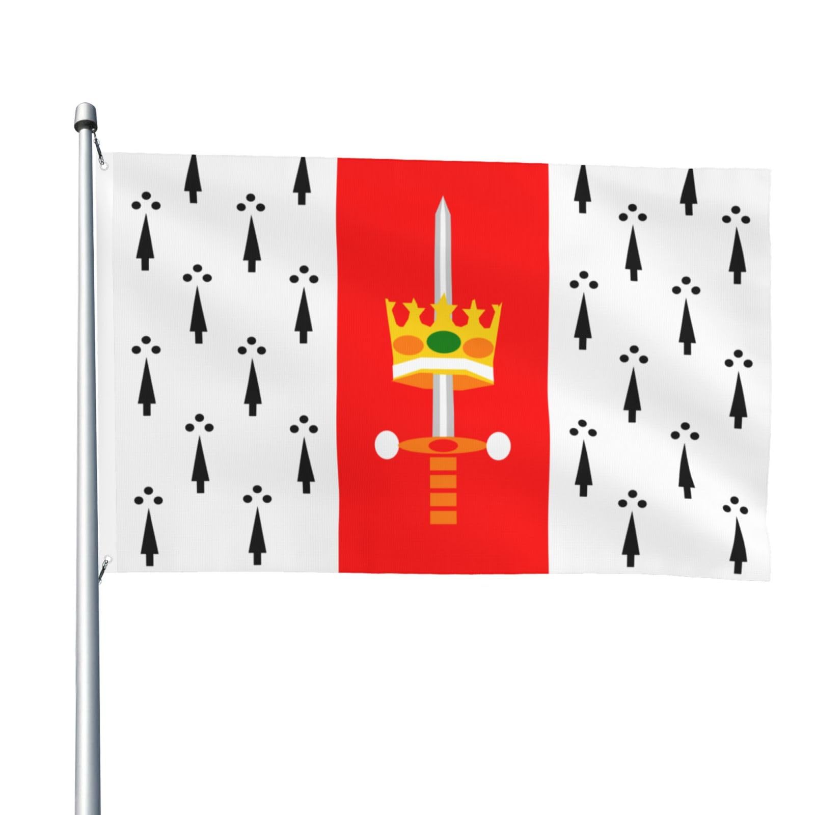 Kit De Cadena De Papel Patriótica: Rojo, Blanco Y Azul - Decoración De Cartulina De 3,6 Metros - España