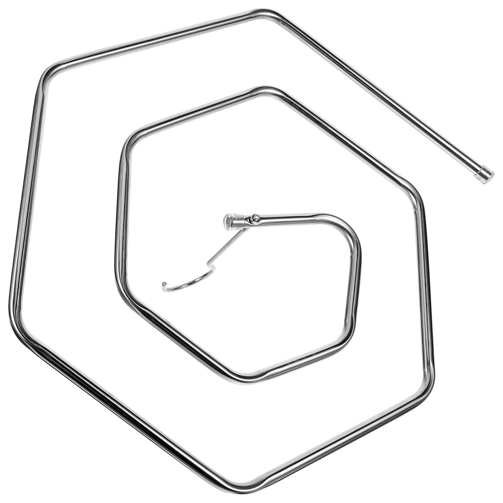 Percha espiral para sábanas de acero inoxidable resistente y duradero