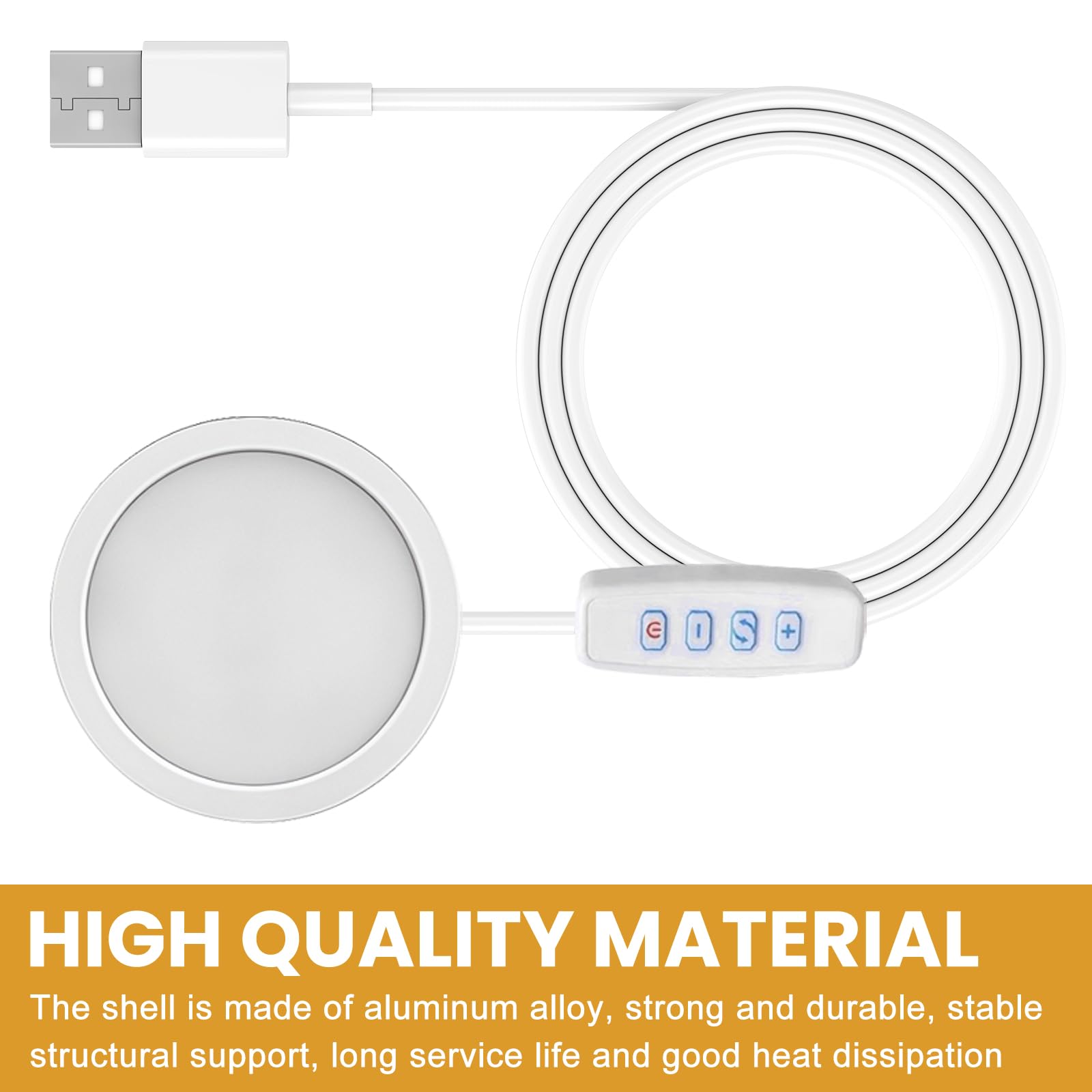Zestaw 4 lamp LED do drukarki 3D do Bambu Lab A1/A1mini/P1S/P1P/X1C, 2 W Bambuolab 3D, akcesoria do drukarki 3D, zestaw "zrób to sam", lampka nocna, modele druku 3D, akcesoria z adapterem USB