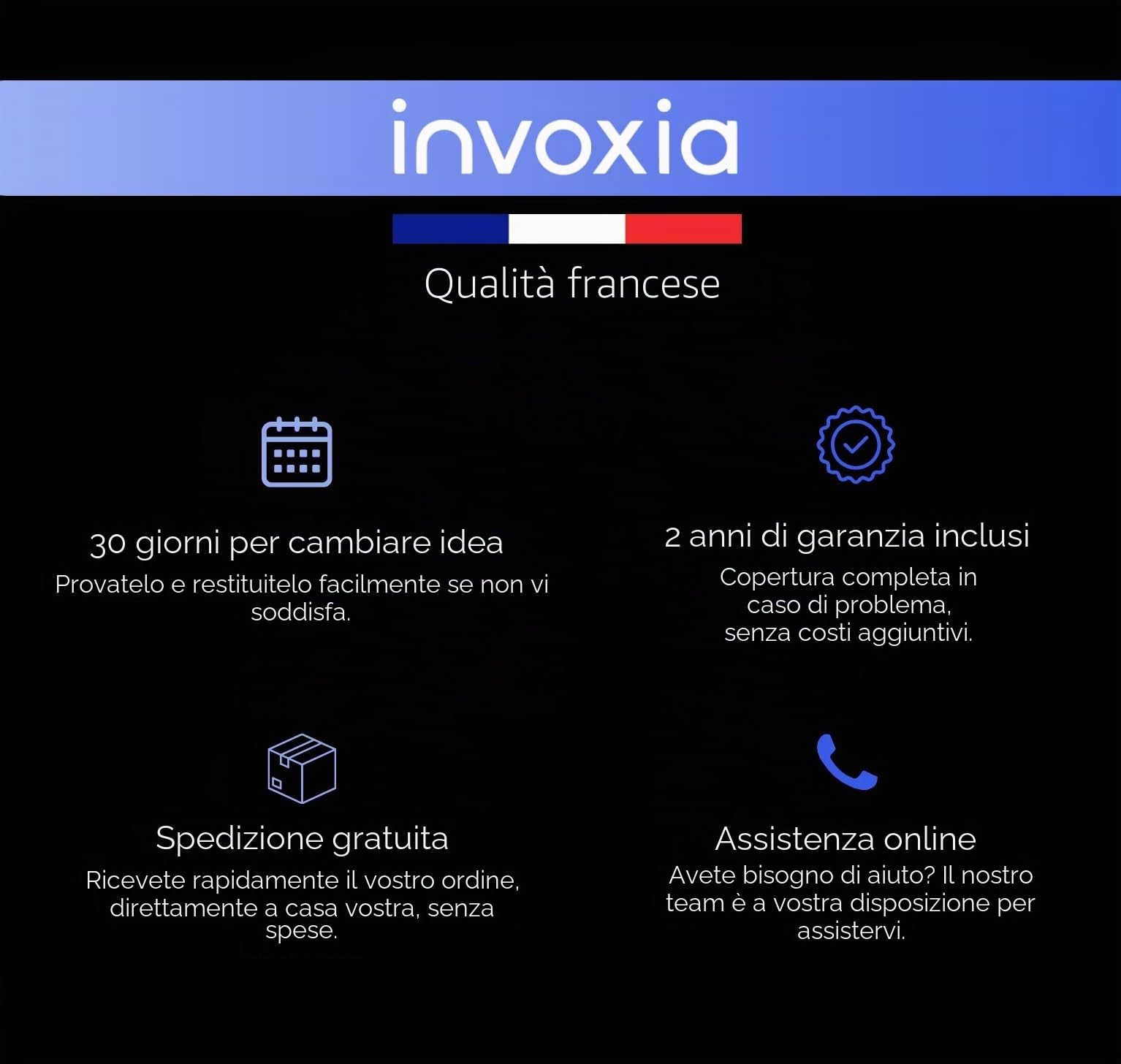 Invoxia Localizzatore GPS Pro - Posizione in tempo reale - Abbonamento di 1 anno incluso - per auto, moto, bambini - Avvisi di movimento e inclinazione - Rete 4G LTE-M