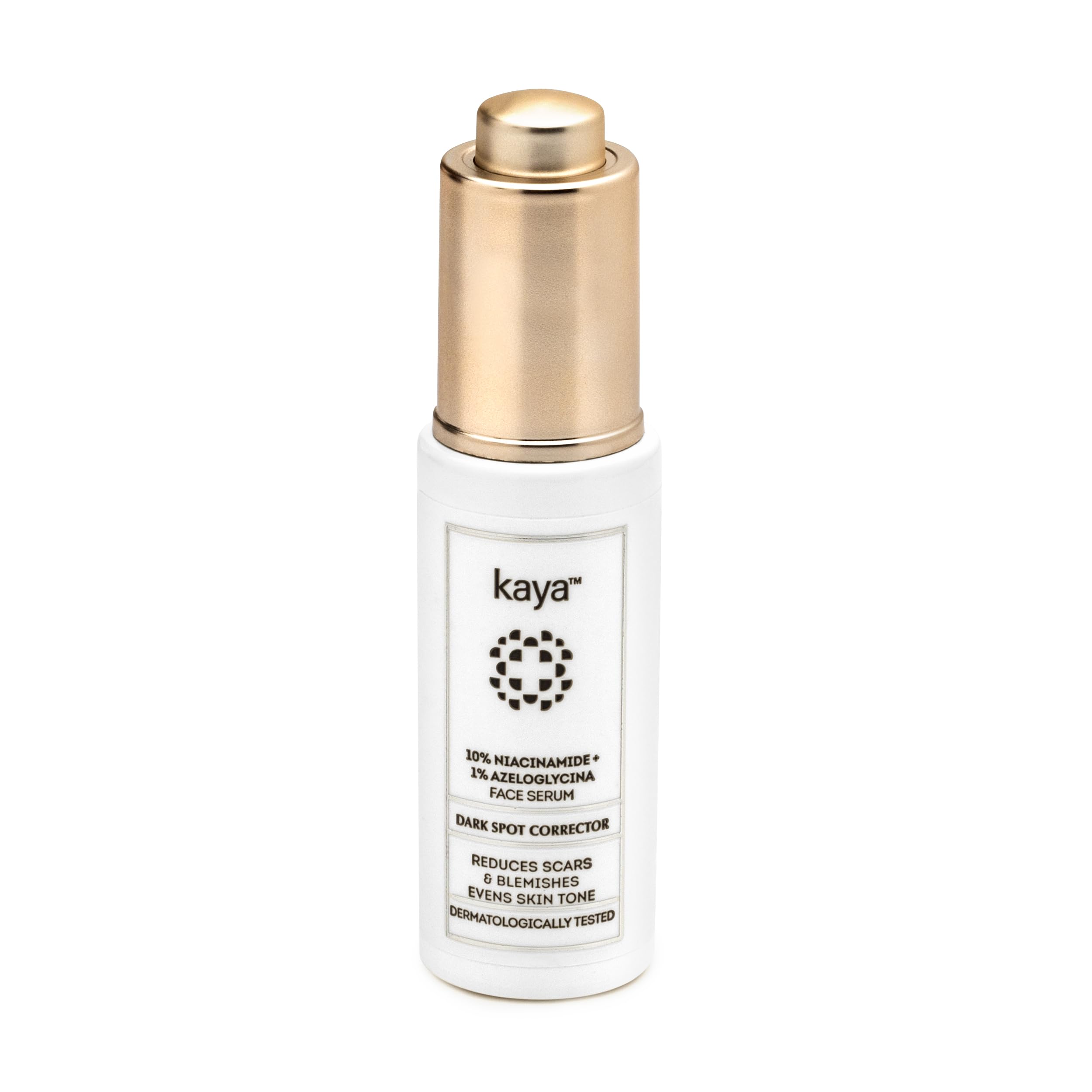 Kaya 10% Niacinamide + 1% Azeloglycina Serum | Zinc PCA, Vitamin E | Dermatologist-Developed | 22 Years Expertise | Acne Mark Corrector, Pore Refiner, Oil Control | 30ml
